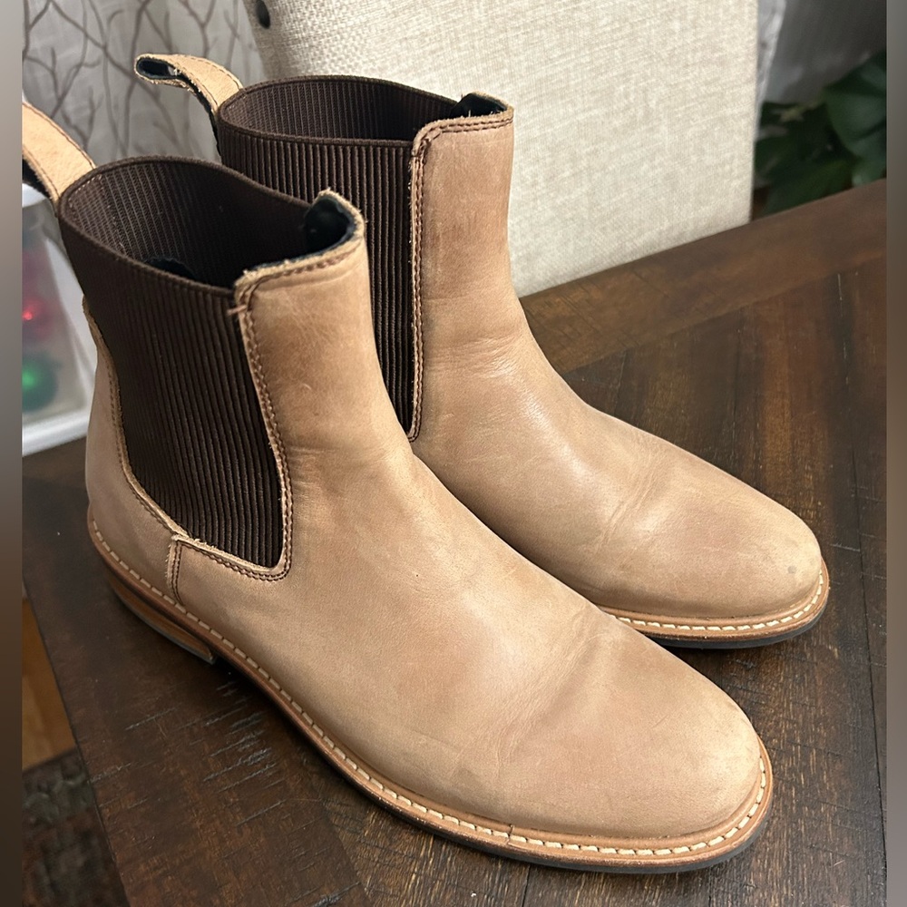 Nisolo almond Carmen Chelsea boot 9.5